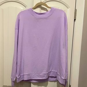 Women’s French Terry Oversized Pullover Lounge Sweatshirt